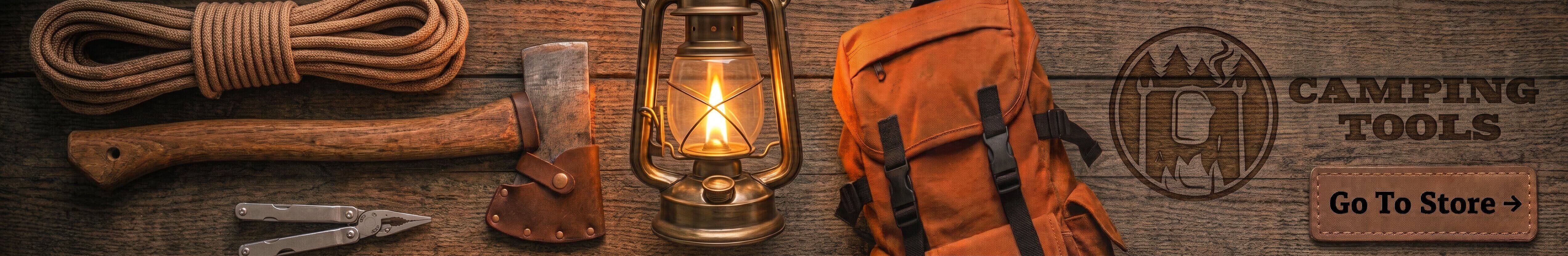 Shop camping gear at the Camping Tools Store